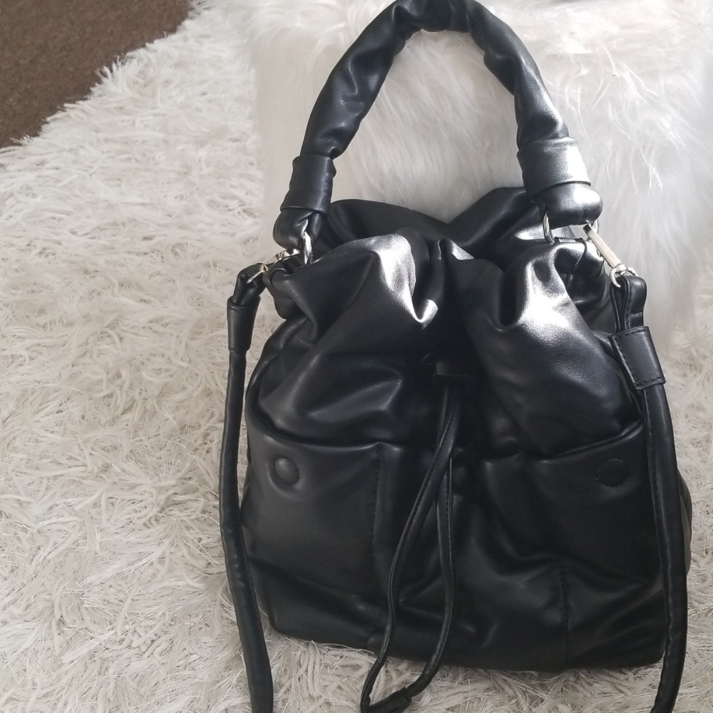 Black handbag